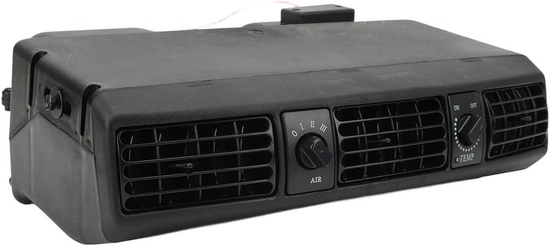 Focket Universal Under Dash AC Air Conditioning Evaporator Kit, 360CFM 3 Speed Cooling Capacity 18853 BTU, 32 Pass 4 Way Coil Universal Air Conditioner for Classic Cars, Motorhomes (12V) - Image 1